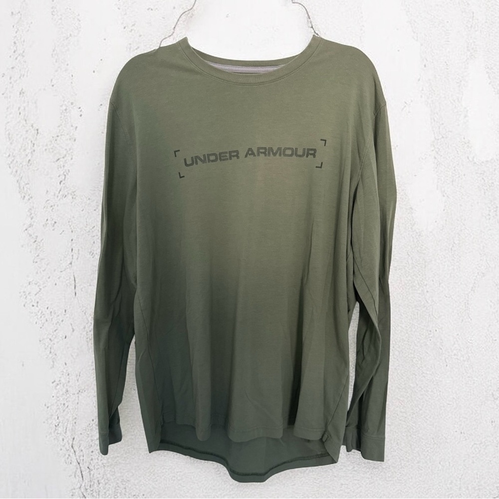 Under Armour Men’s Long Sleeve Performance Shirt Green Size XL